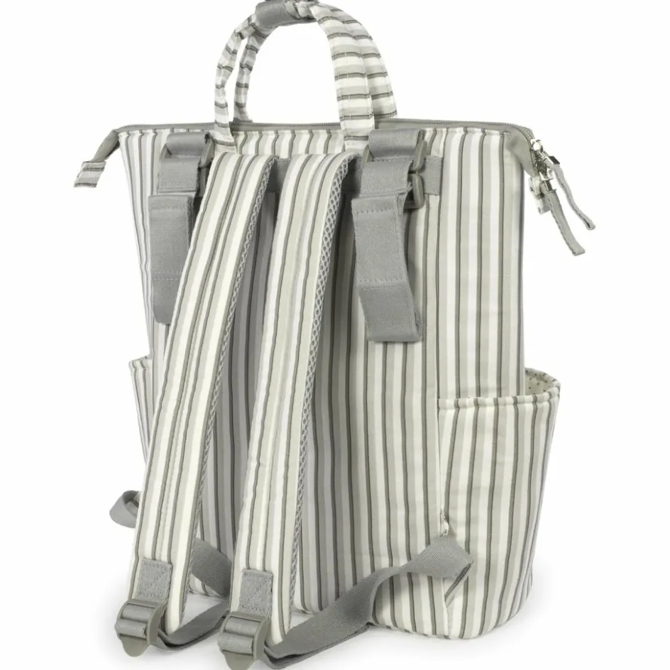 Sac à dos à langer Botton Rayures|Walking Mum New