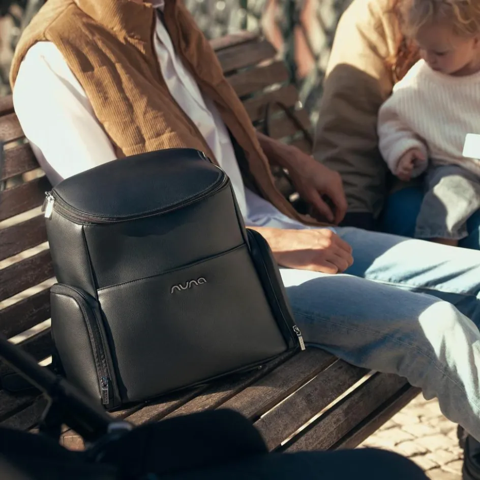 Sac à dos à langer Caviar|Nuna New