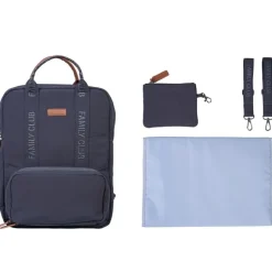 Sac à dos à langer Family club Signature Urban Anthracite|Childhome Discount