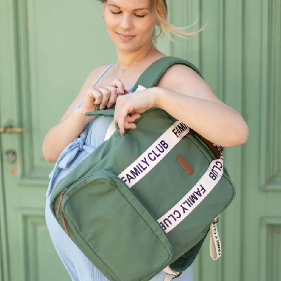 Discount Childhome Sac à dos à langer Family club signature vert