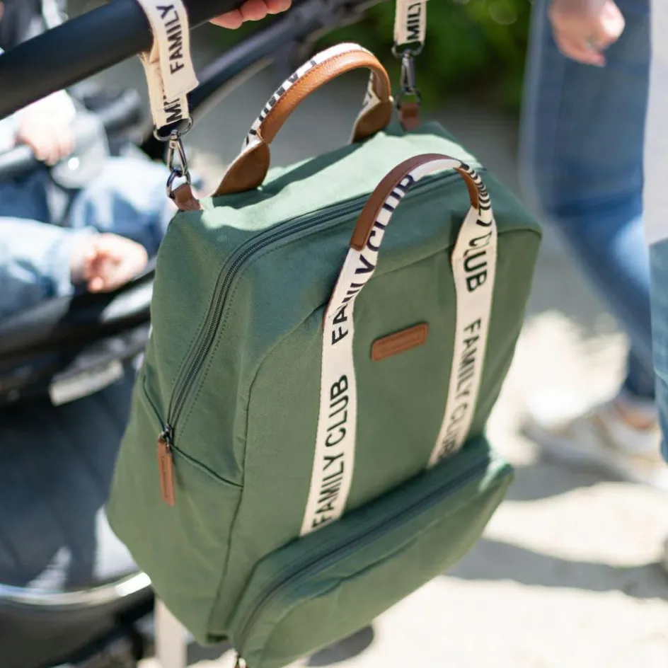 Discount Childhome Sac à dos à langer Family club signature vert