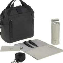 Sac à dos à langer Goldie Up Green Label Noir|Lässig New