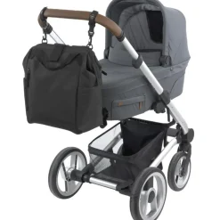 Sac à dos à langer Goldie Up Green Label Noir|Lässig New