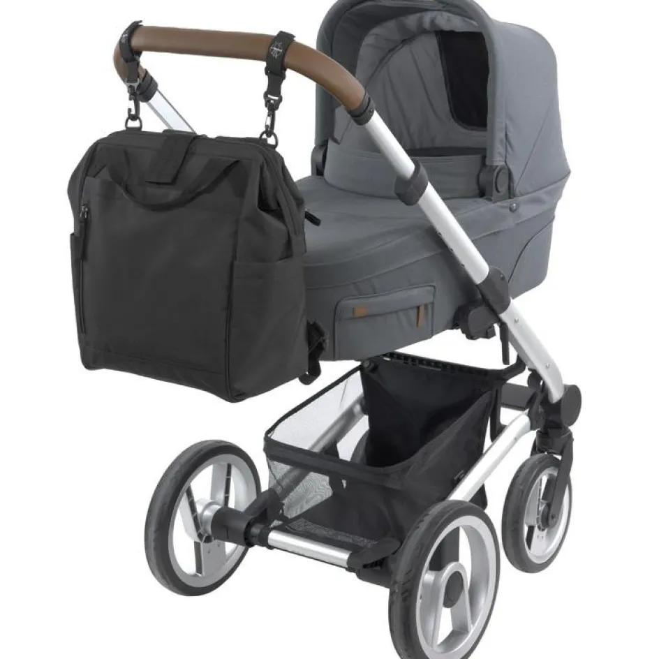 Sac à dos à langer Goldie Up Green Label Noir|Lässig New