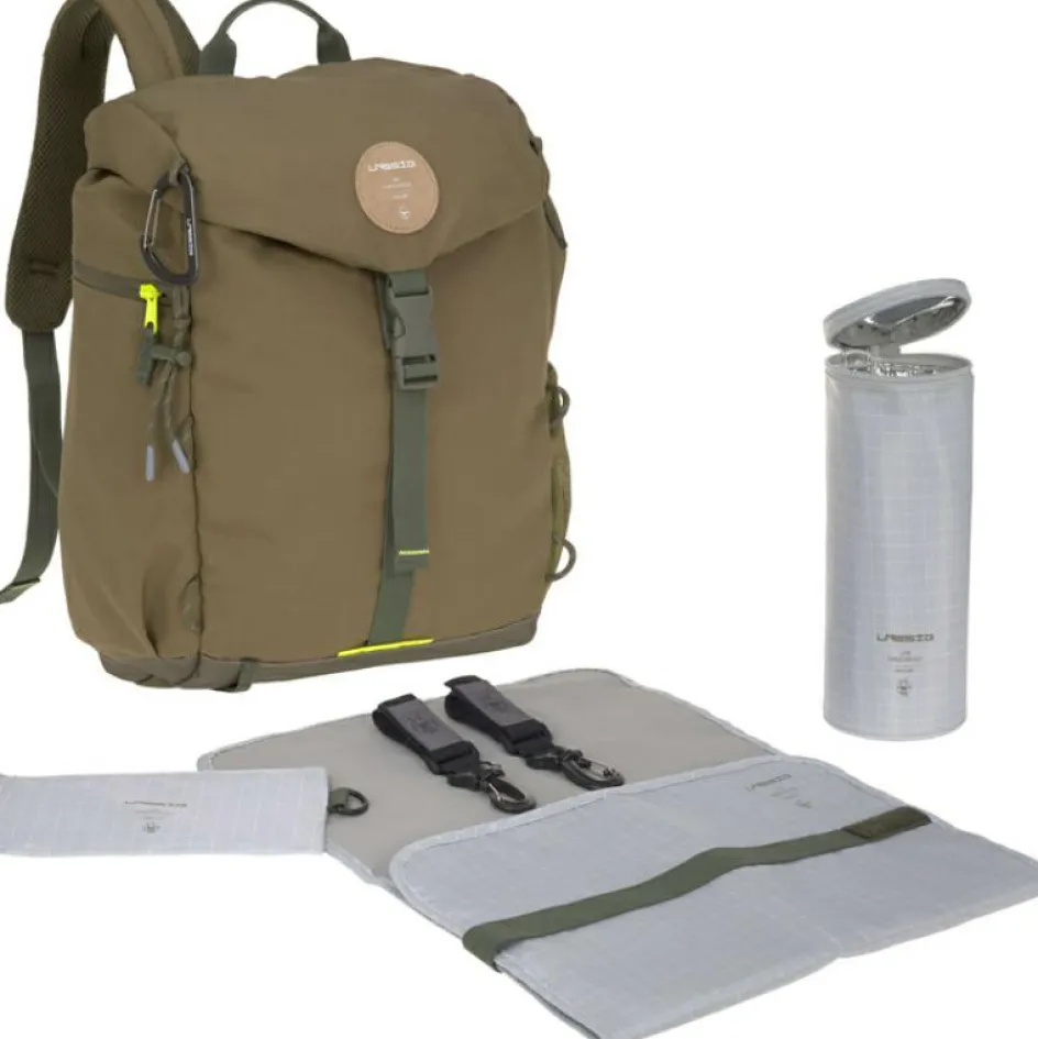 Hot Lässig Sac à dos à langer Green Label Outdoor olive