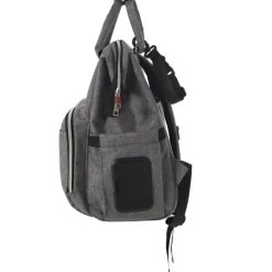 Sac à dos à langer gris|Tinéo Online