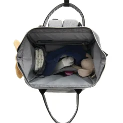 Sac à dos à langer gris|Tinéo Online