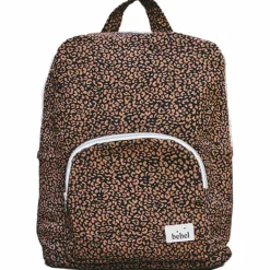 Sac à dos à langer Léopard noir|BEBEL Hot