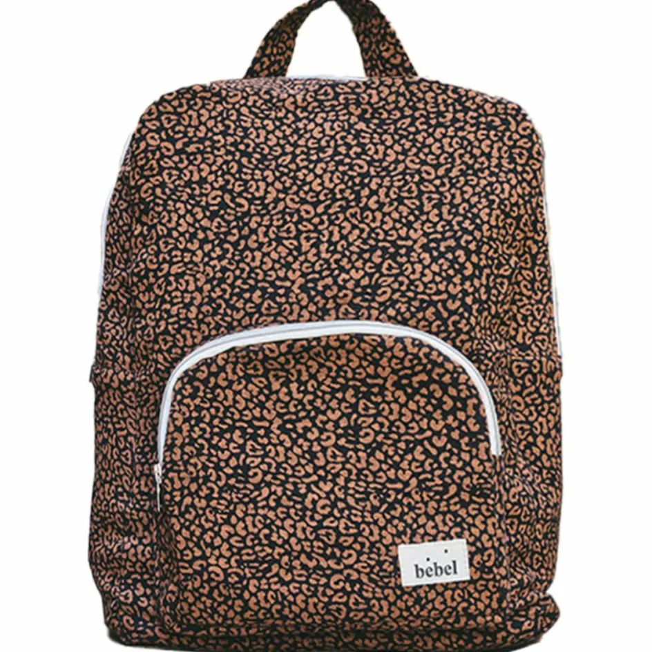 Sac à dos à langer Léopard noir|BEBEL Hot