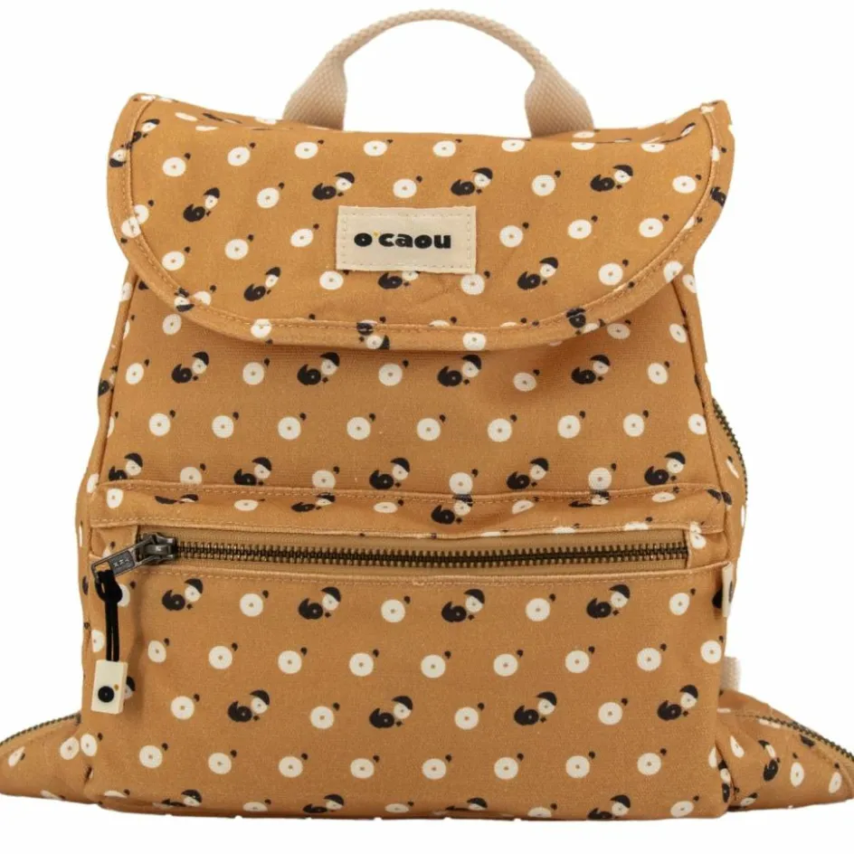 O'Caou Sac à dos à langer évolutif Chien Terracotta