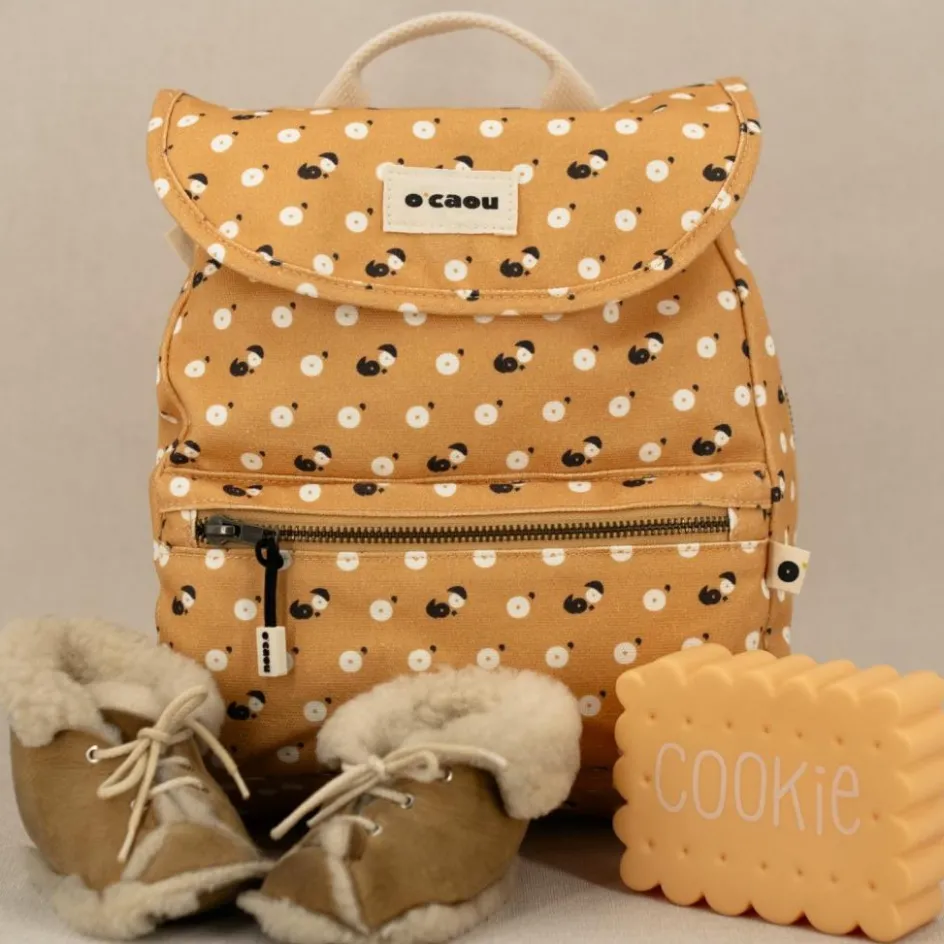 O'Caou Sac à dos à langer évolutif Chien Terracotta