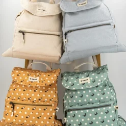 O'Caou Sac à dos à langer évolutif Chien Terracotta