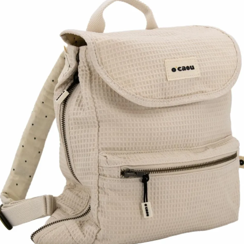 Hot O'Caou Sac à dos à langer évolutif nid d'abeille Chair