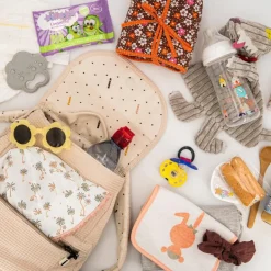 Hot O'Caou Sac à dos à langer évolutif nid d'abeille Chair