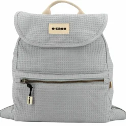 Sac à dos à langer évolutif nid d'abeille Bleu-Gris|O'Caou Clearance