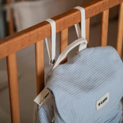 Sac à dos à langer évolutif nid d'abeille Bleu-Gris|O'Caou Clearance