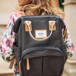 Best Béaba Sac à dos à langer Wellington gris chine foncé