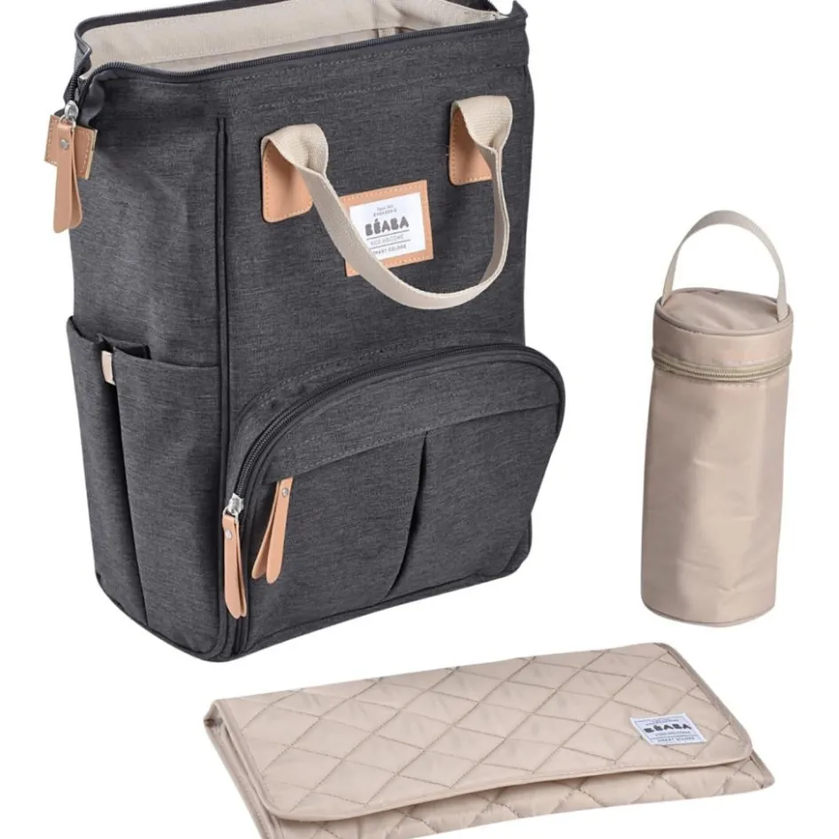 Best Béaba Sac à dos à langer Wellington gris chine foncé
