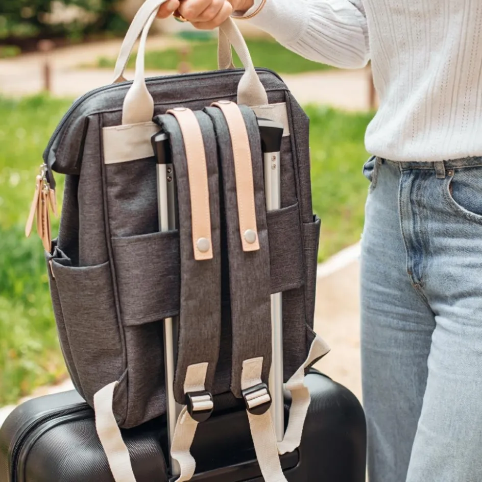 Best Béaba Sac à dos à langer Wellington gris chine foncé