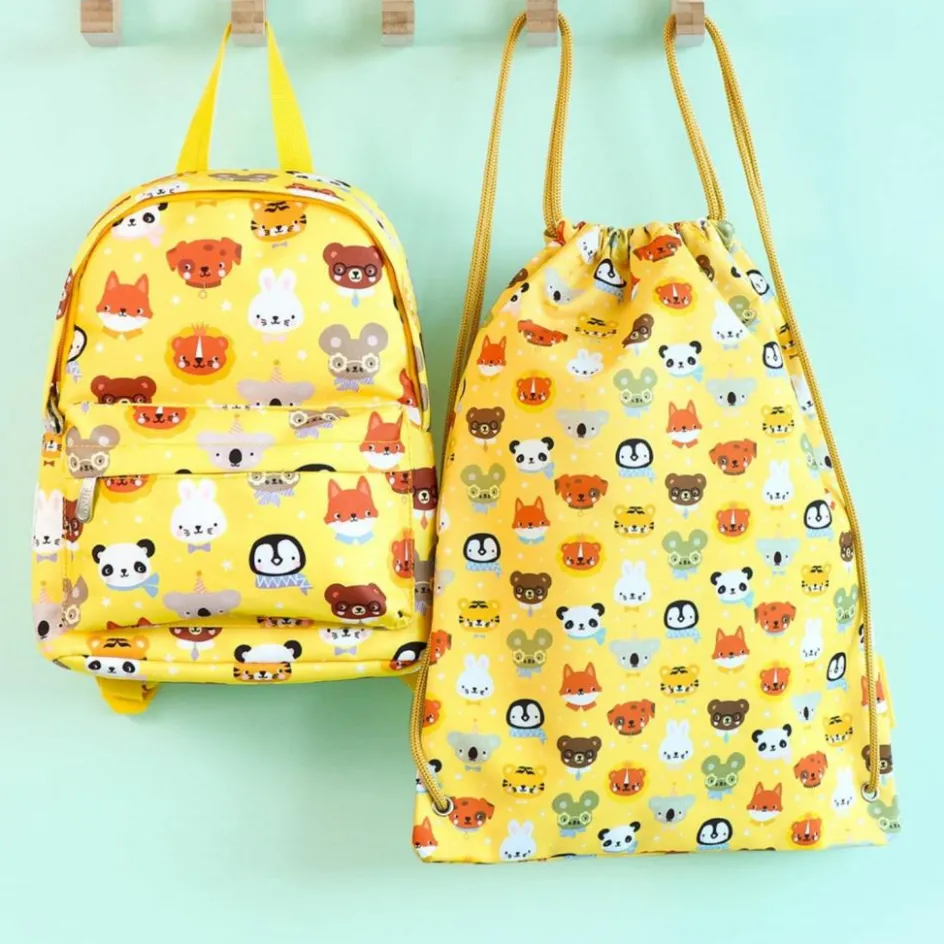 New A Little Lovely Company Sac à dos bébé Amis des animaux