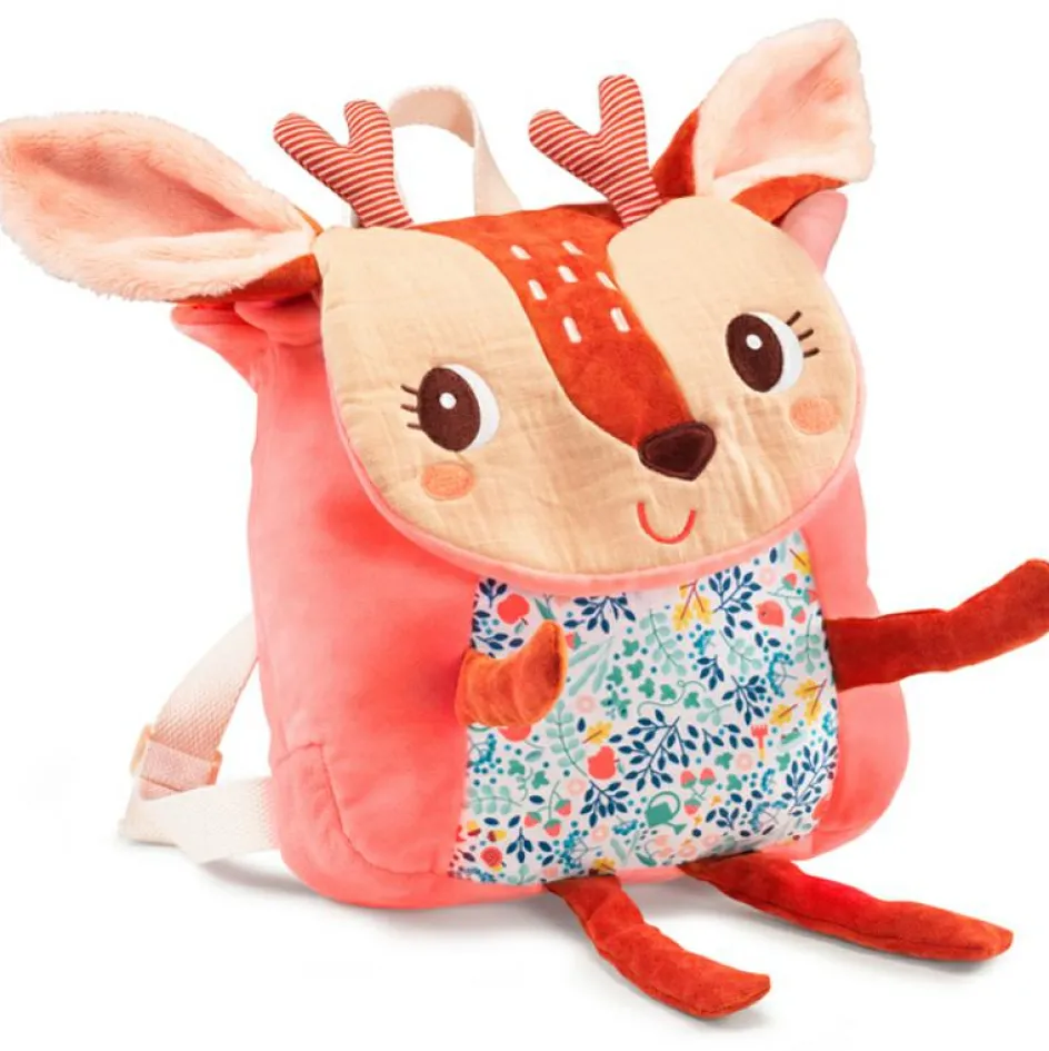 Sac à dos bébé doux Stella le faon|Lilliputiens Online