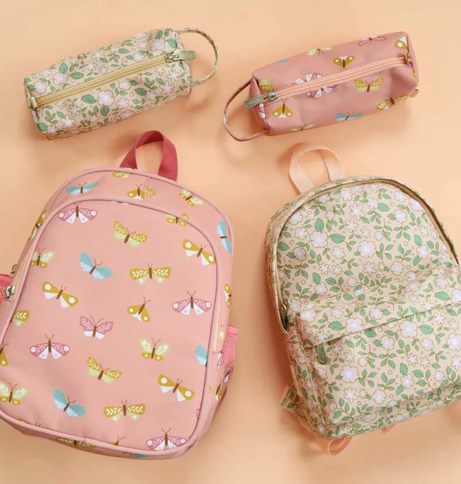 Sac à dos bébé Fleurs rose|A Little Lovely Company Discount