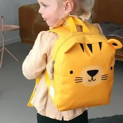 New A Little Lovely Company Sac à dos bébé jaune Tigre