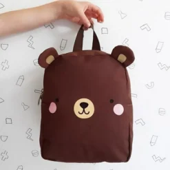 Sac à dos bébé marron Ours|A Little Lovely Company Hot