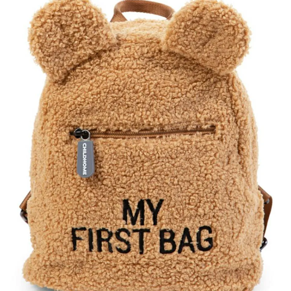 New Childhome Sac à dos bébé My first bag Teddy beige (24 cm)
