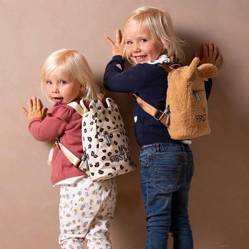 New Childhome Sac à dos bébé My first bag Teddy beige (24 cm)