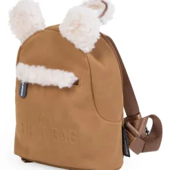 Sac à dos bébé My first bag effet suédine (24 cm)|Childhome