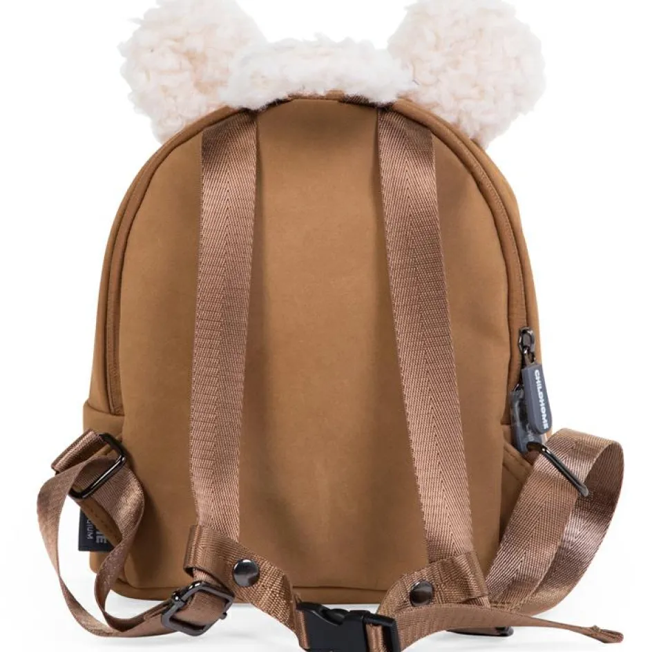 Sac à dos bébé My first bag effet suédine (24 cm)|Childhome