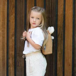 Sac à dos bébé My first bag effet suédine (24 cm)|Childhome