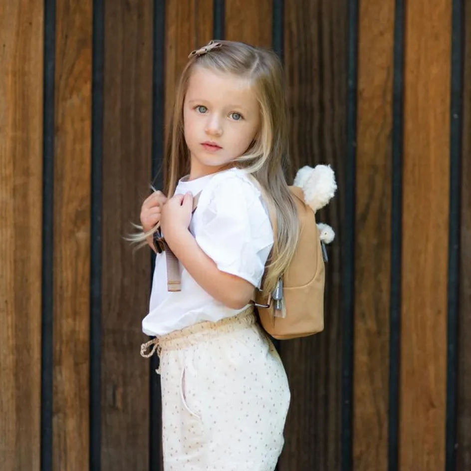 Sac à dos bébé My first bag effet suédine (24 cm)|Childhome