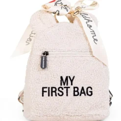 Clearance Childhome Sac à dos bébé My first bag Teddy écru (24 cm)