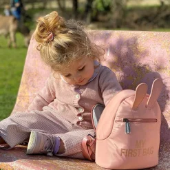 Sac à dos bébé My first bag rose (23 cm)|Childhome Online