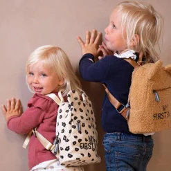 New Childhome Sac à dos bébé My first bag léopard (24 cm)