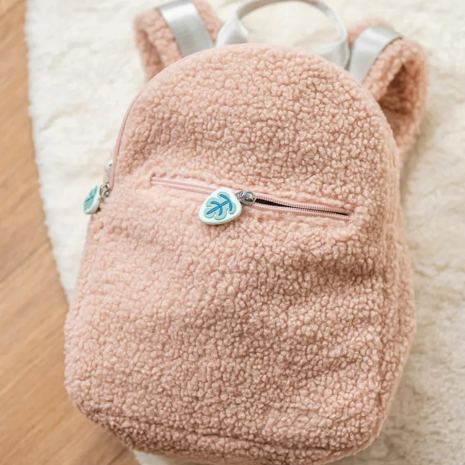 Sac à dos bébé Teddy Lapidou rose|Nattou Sale