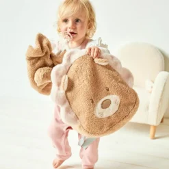 Online Nattou Sac à dos bébé Teddy Lion Caramel