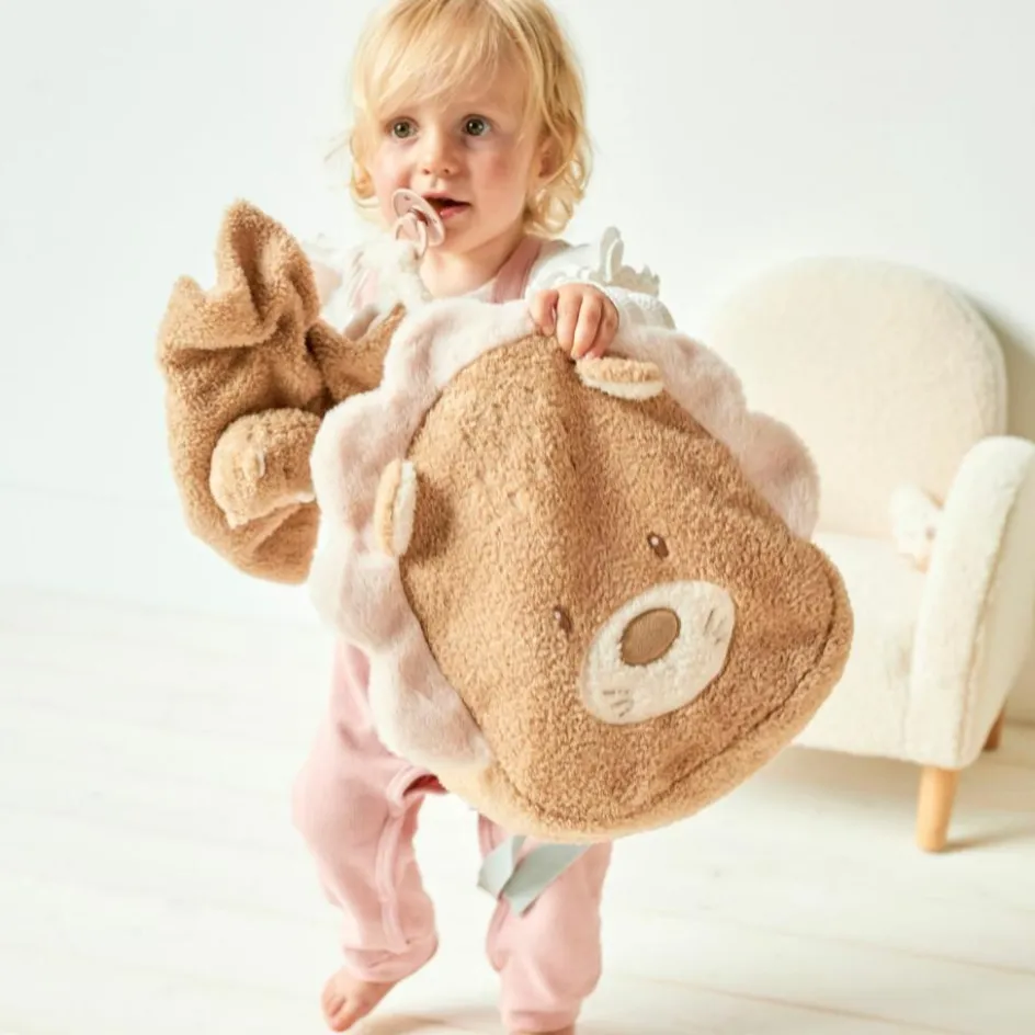 Online Nattou Sac à dos bébé Teddy Lion Caramel