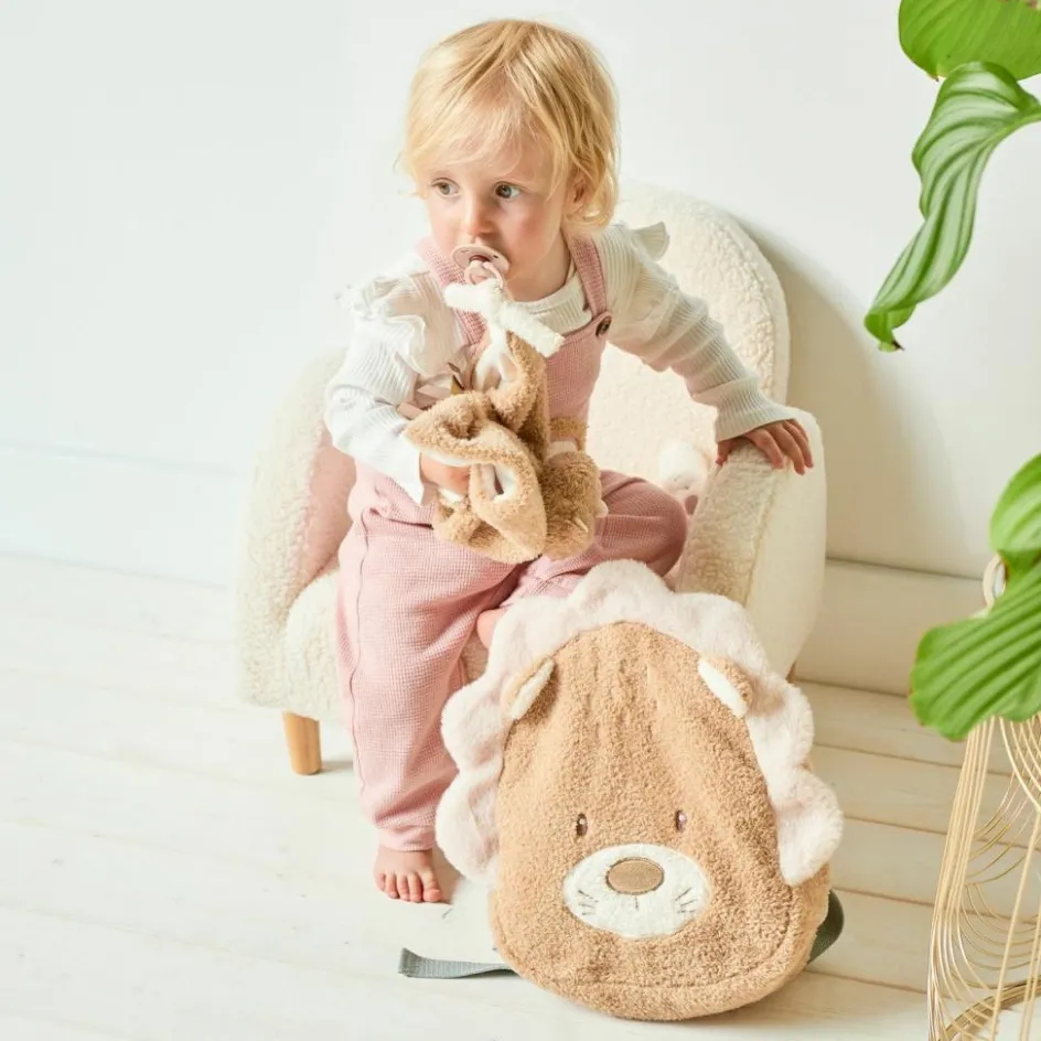 Online Nattou Sac à dos bébé Teddy Lion Caramel