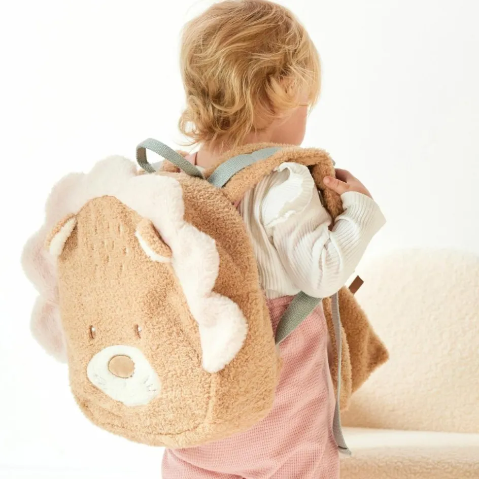 Online Nattou Sac à dos bébé Teddy Lion Caramel