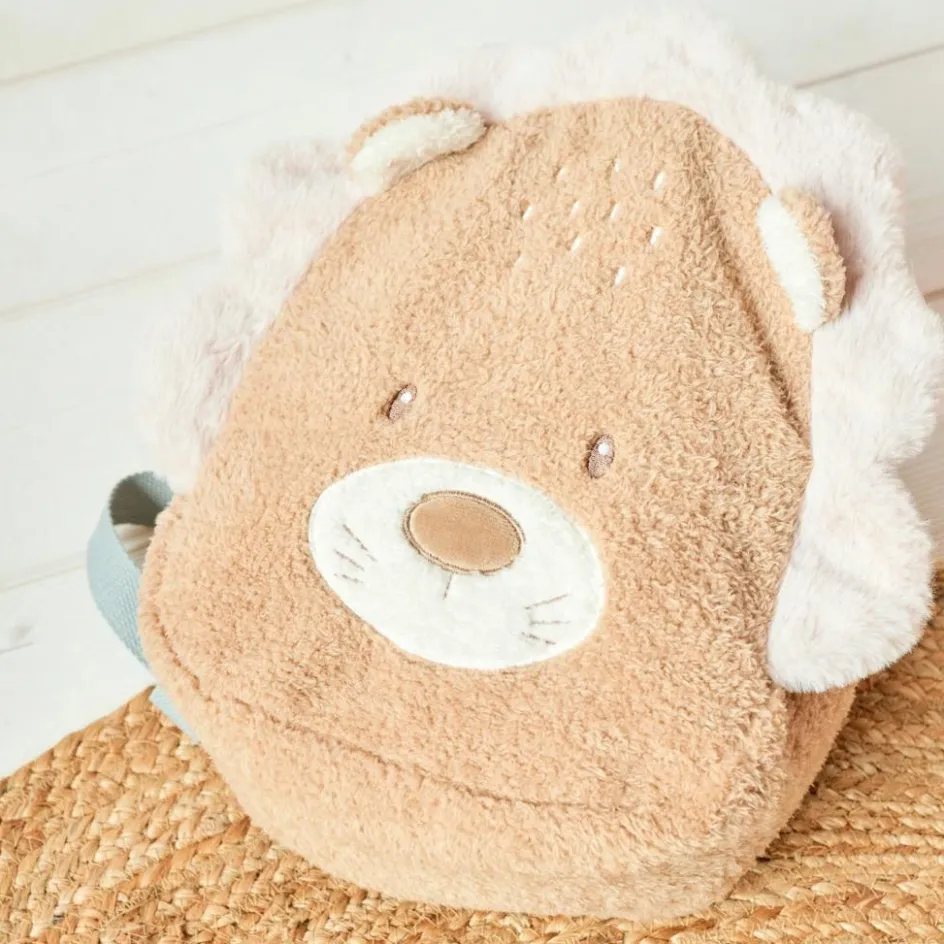 Online Nattou Sac à dos bébé Teddy Lion Caramel