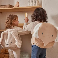 Sac à dos en veloudoux Bali, Moka & Snow|Noukie's Online