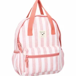 Sac à dos enfant à anses Rayures roses|Kidzroom Discount