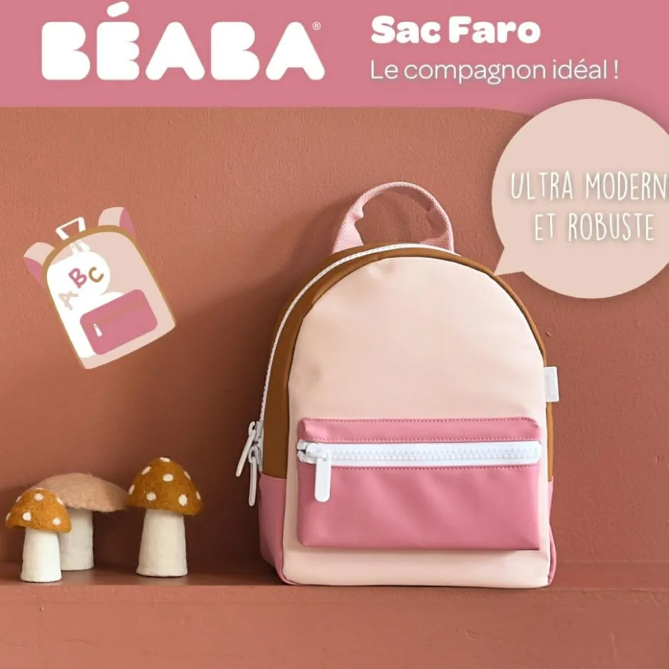 Sac à dos enfant faro dusty rose|Béaba Clearance