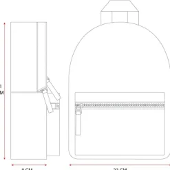 Outlet Kidzroom Sac à dos enfant fleurs rose