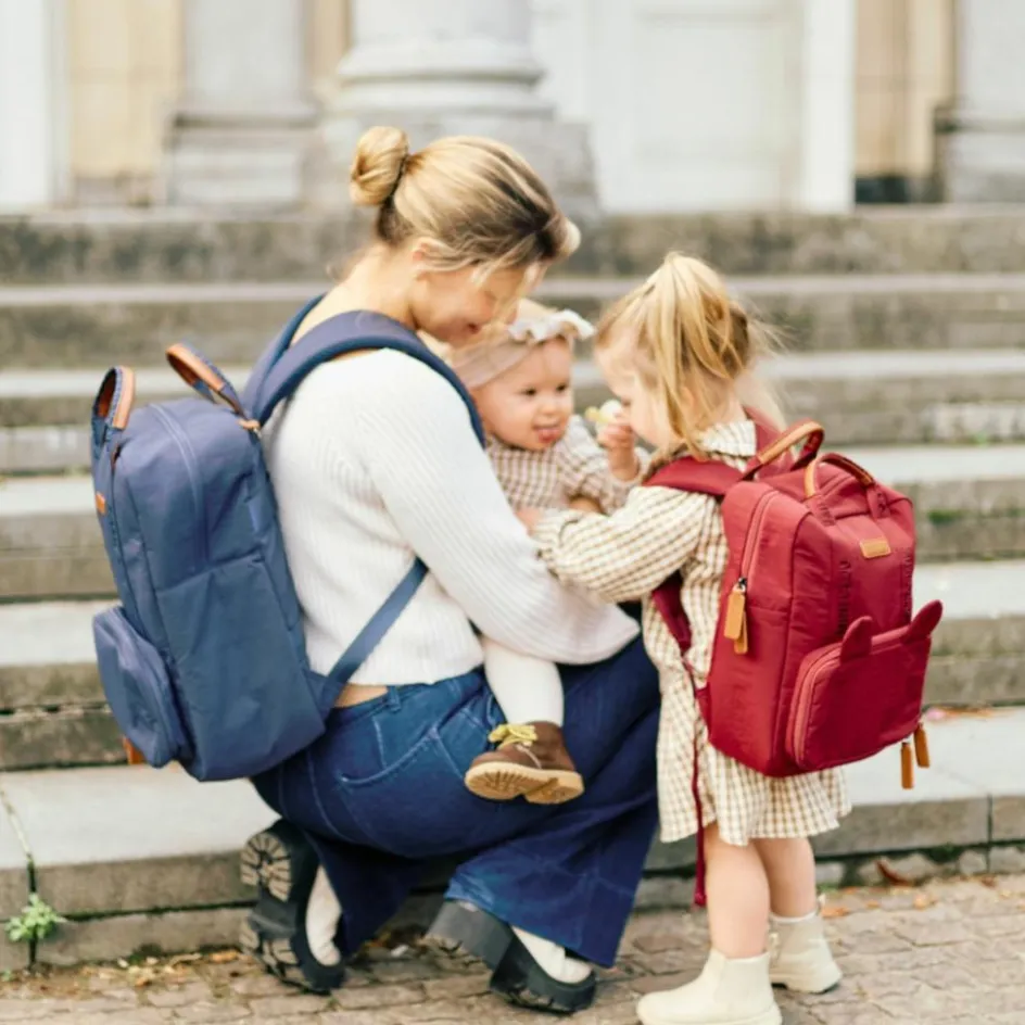 Best Childhome Sac à dos enfant Mini Club Signature Urban Bordeaux