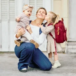 Best Childhome Sac à dos enfant Mini Club Signature Urban Bordeaux