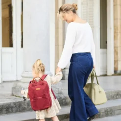 Best Childhome Sac à dos enfant Mini Club Signature Urban Bordeaux